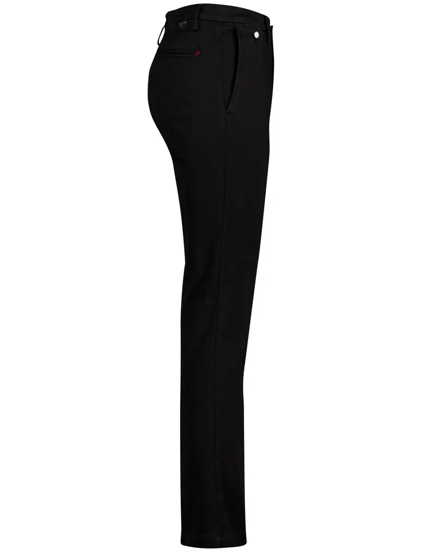 katoenen Replay Hyperflex Benni zwart regular fit