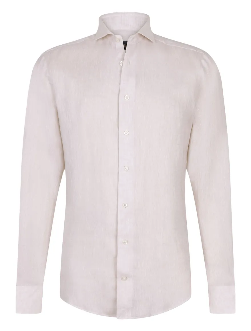 Cavallaro Firento beige linnen slim fit
