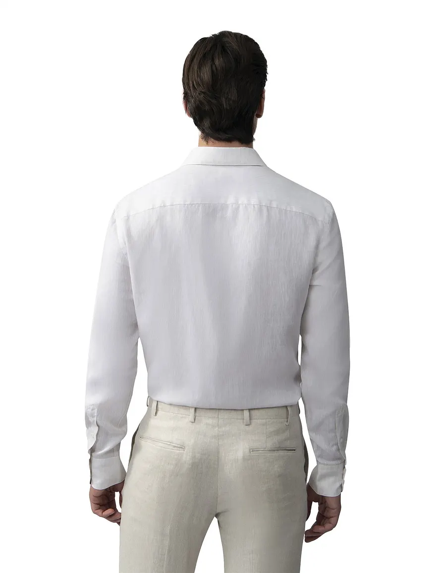 Cavallaro Firento beige linnen slim fit