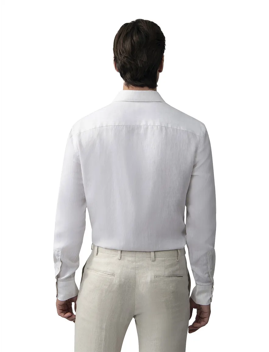 Cavallaro Firento beige linnen slim fit