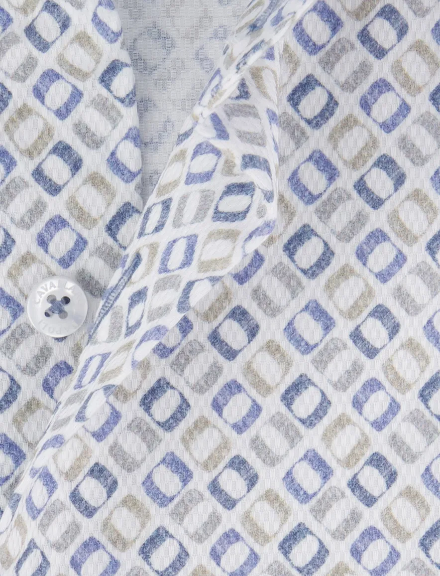 Cavallaro Midoti overhemd blauw