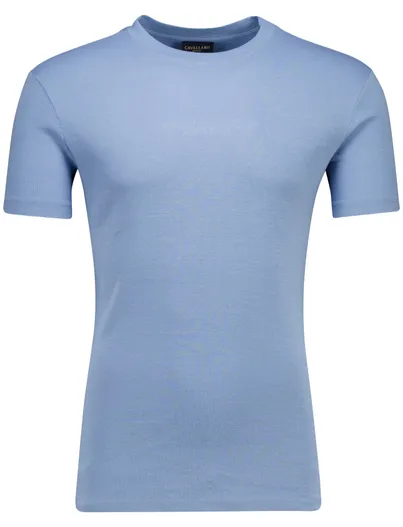Cavallaro Cavallaro Bruno t-shirt blauw effen