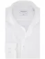 katoenen Profuomo mouwlengte 7 overhemd travel wit