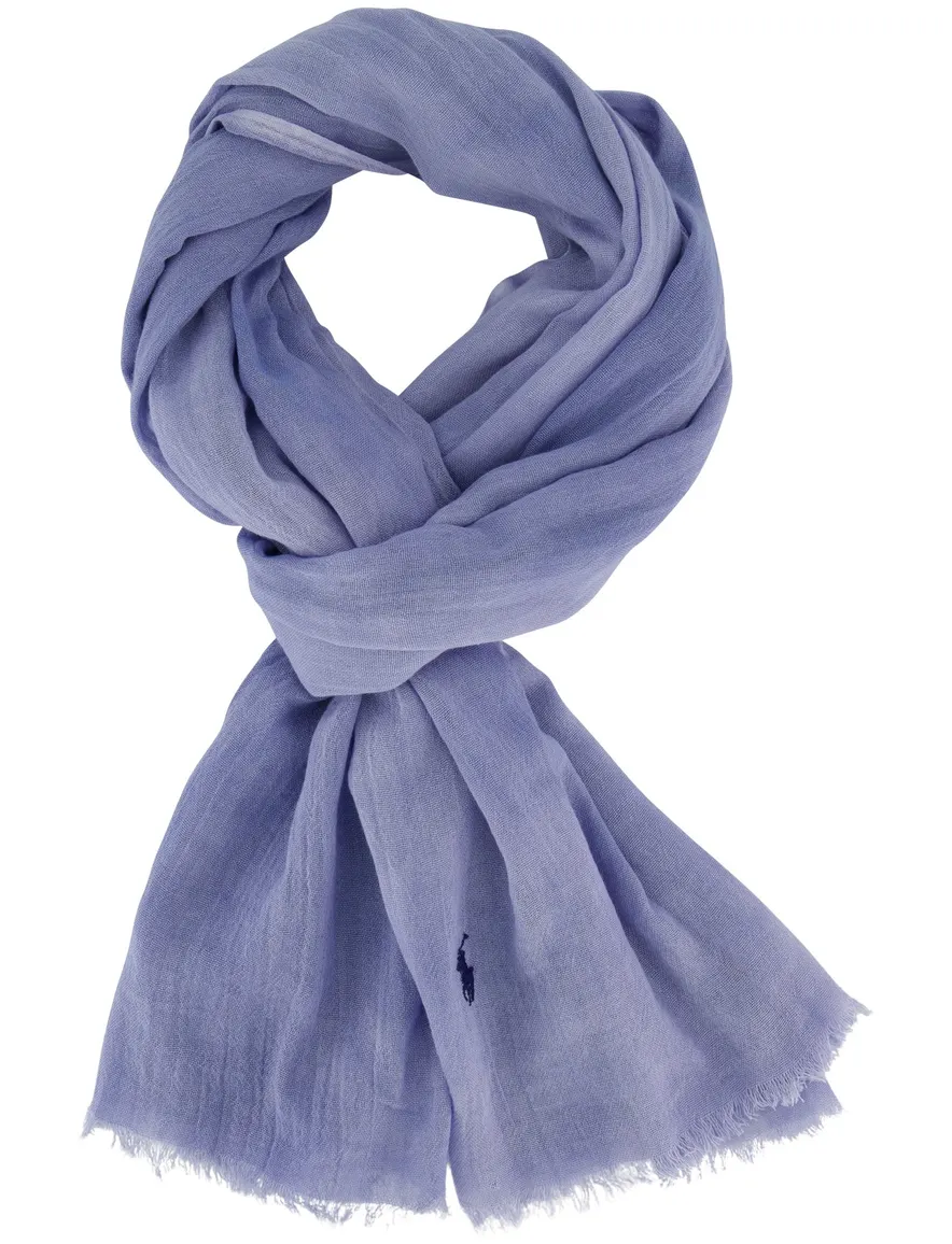 Blauwe sjaal Polo Ralph Lauren