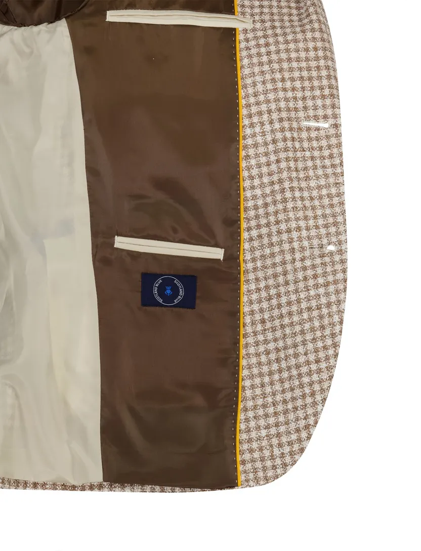 Scotland Blue Grou jacket drop 7,5 camel wit