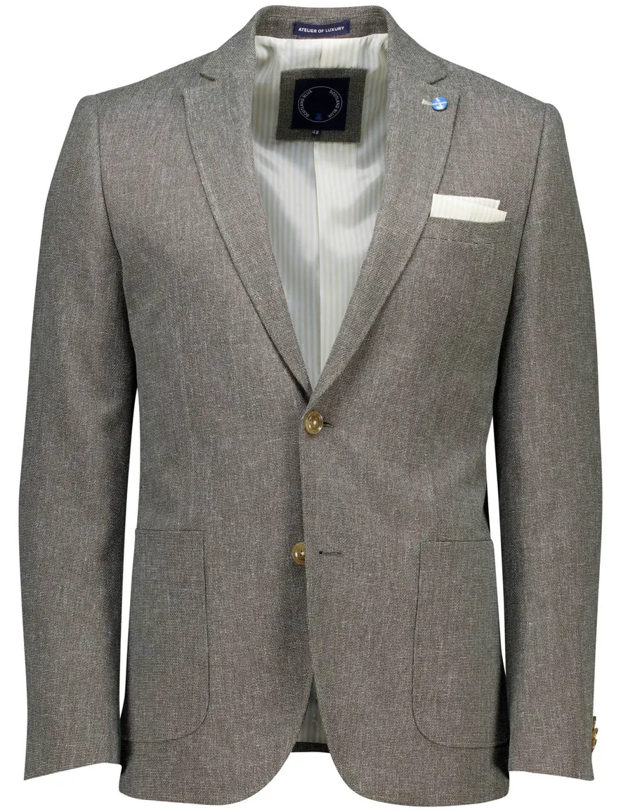 Scotland Blue colbert groen drop 7,5 fit
