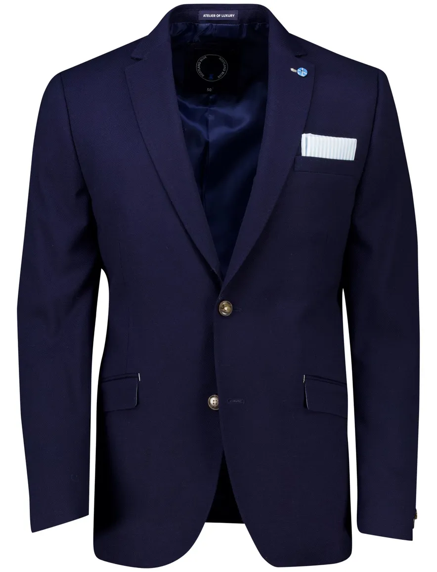Scotland Blue Jacket Drop 7,5 navy effen