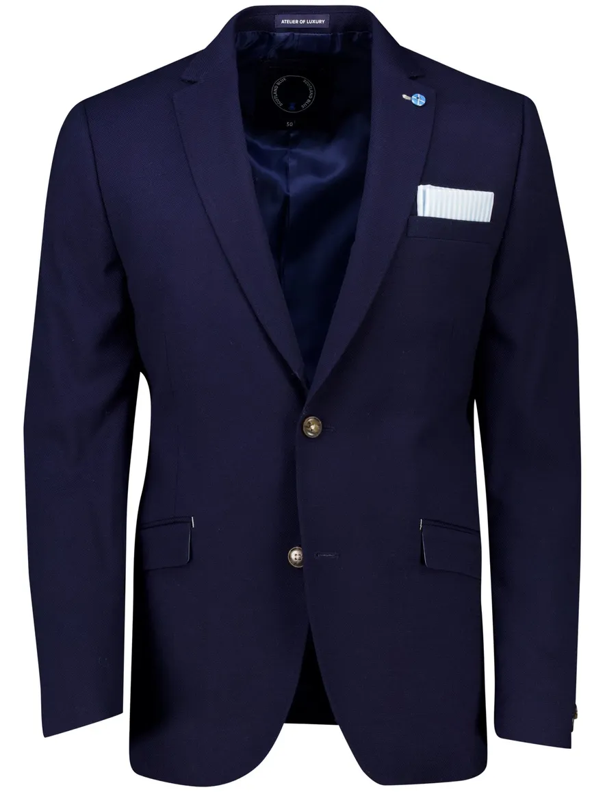 Scotland Blue Jacket Drop 7,5 navy effen