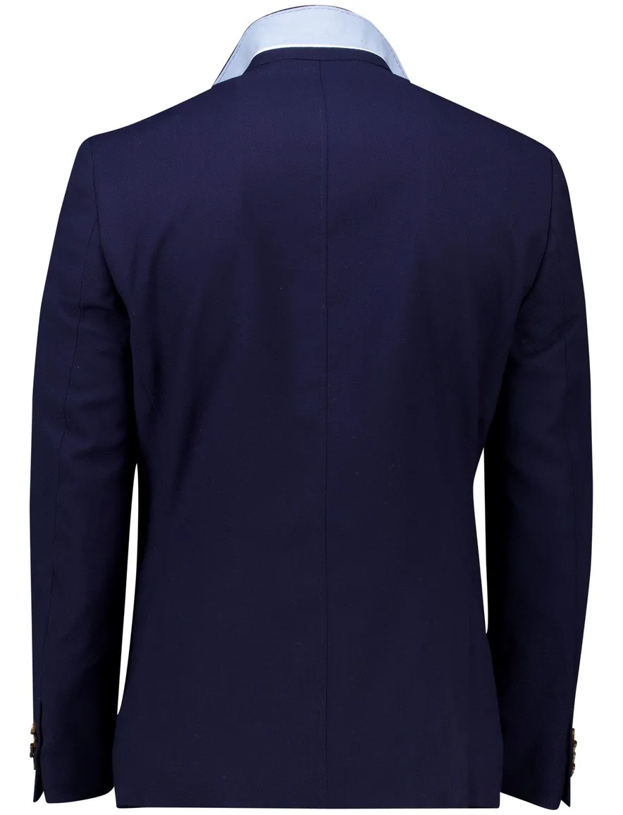 Scotland Blue Jacket Drop 7,5 navy effen