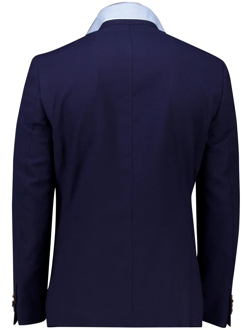 Scotland Blue Jacket Drop 7,5 navy effen