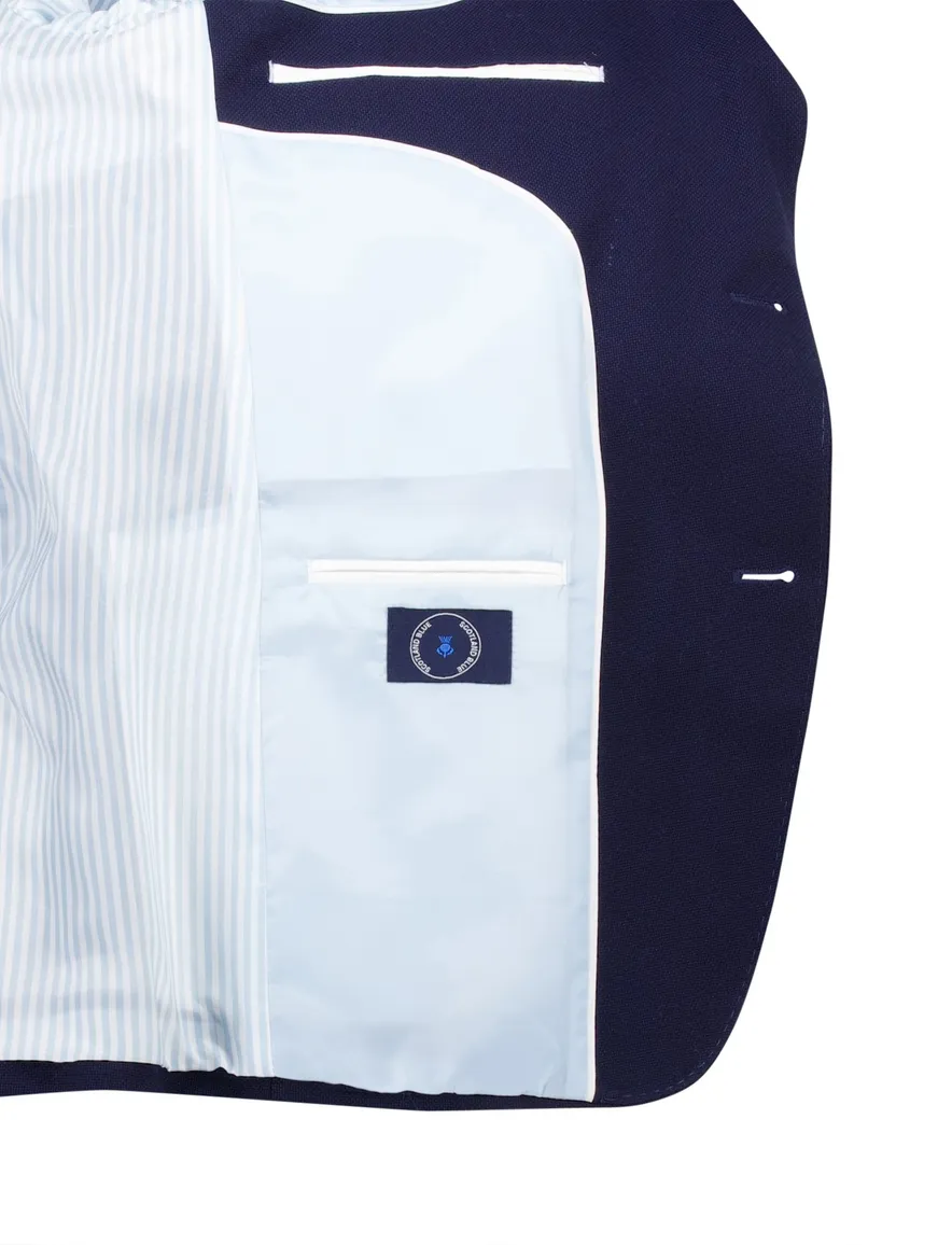 Scotland Blue Jacket Drop 7,5 navy effen