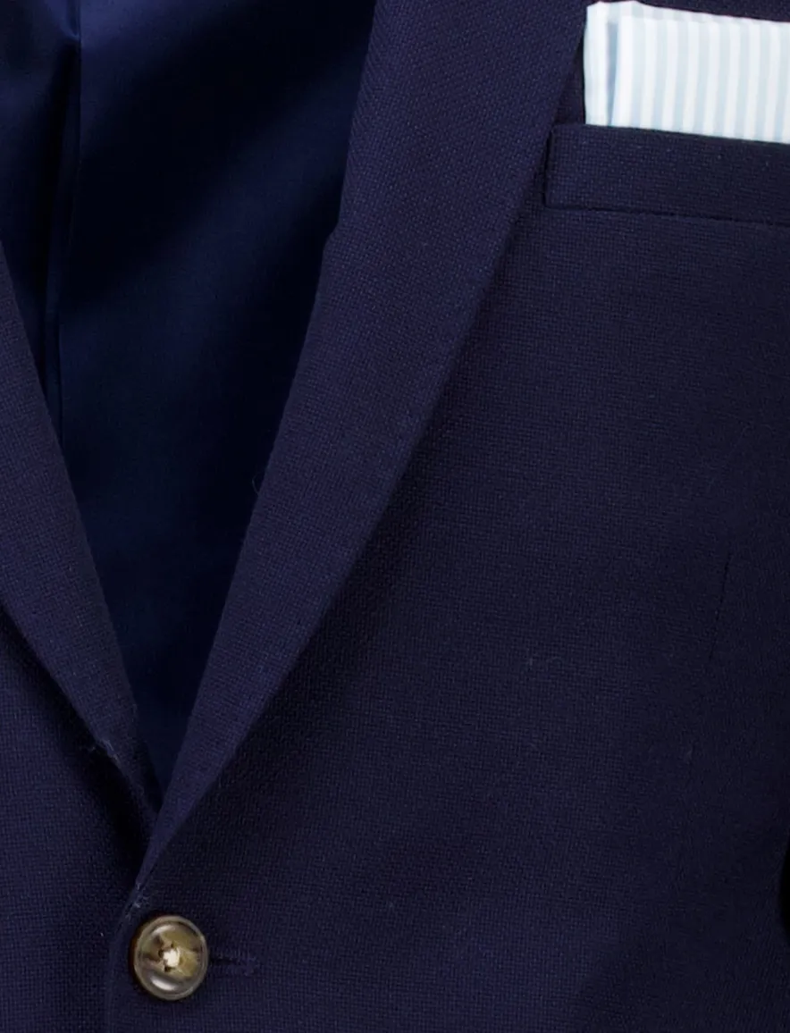 Scotland Blue Jacket Drop 7,5 navy effen