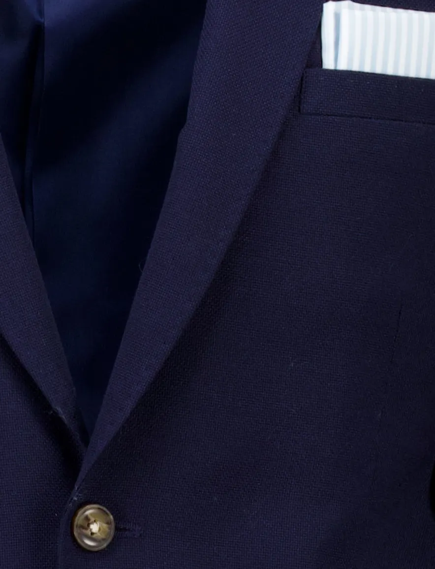 Scotland Blue Jacket Drop 7,5 navy effen