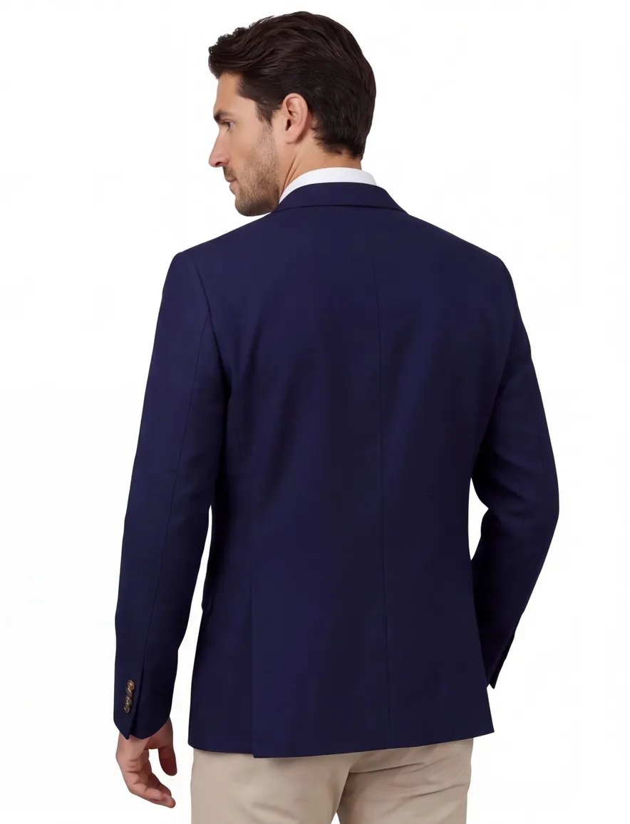 Scotland Blue Jacket Drop 7,5 navy effen
