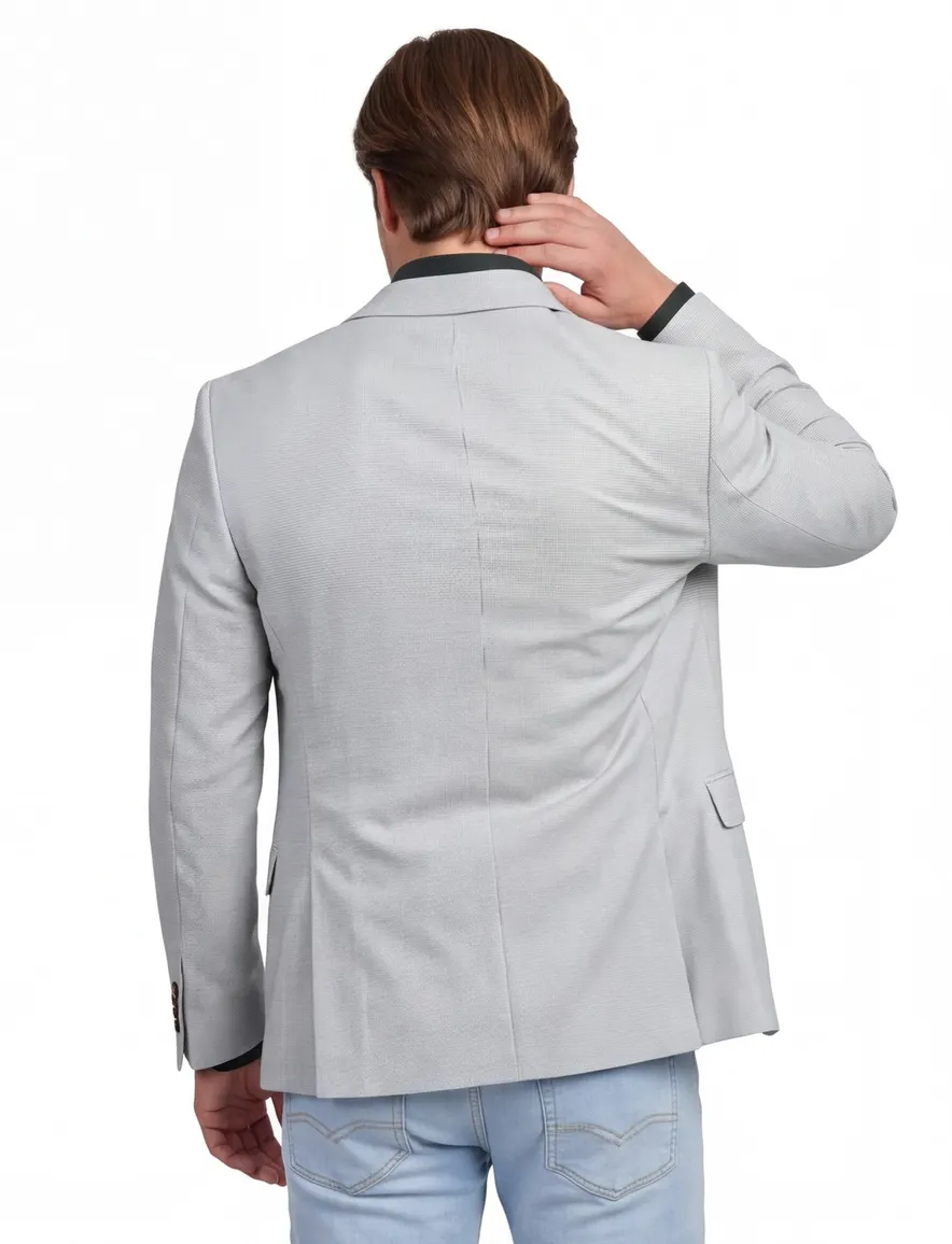 Scotland Blue colbert groen grou jacket drop 7.5 geruit