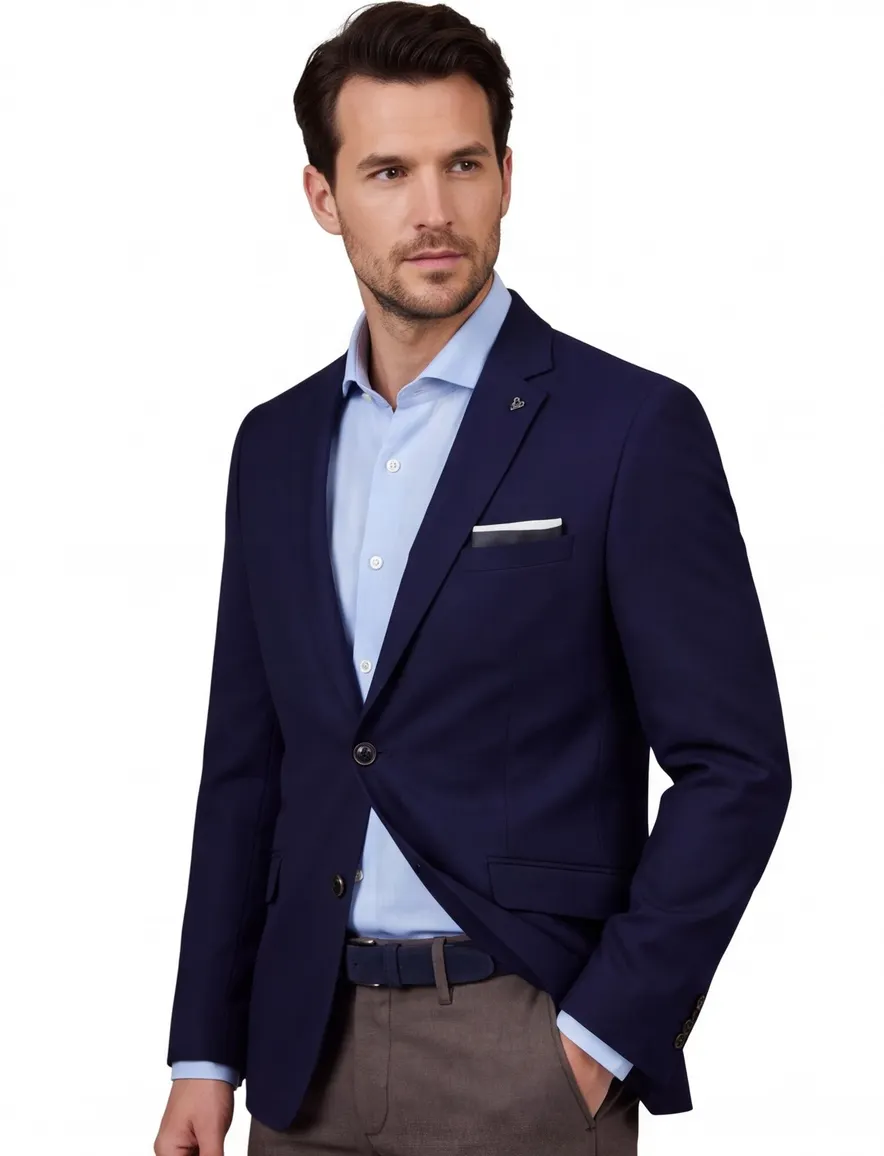 Scotland Blue Heleen blazer donkerblauw