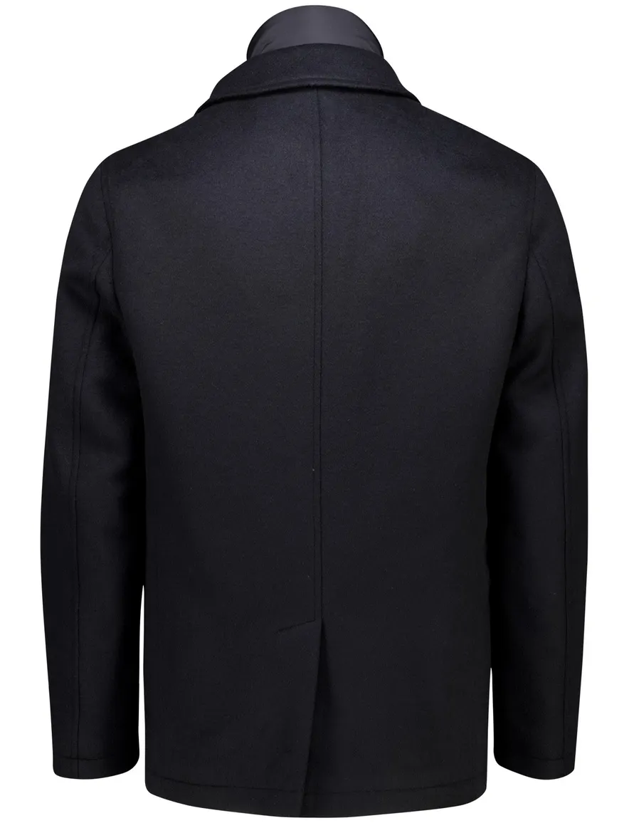 Pierre Cardin winterjas zwart PC-Colyn effen
