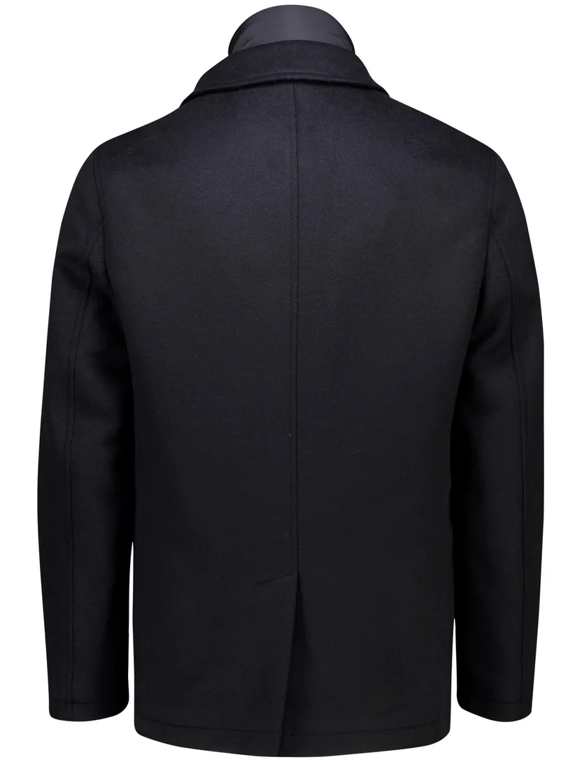 Pierre Cardin winterjas zwart PC-Colyn zonder capuchon
