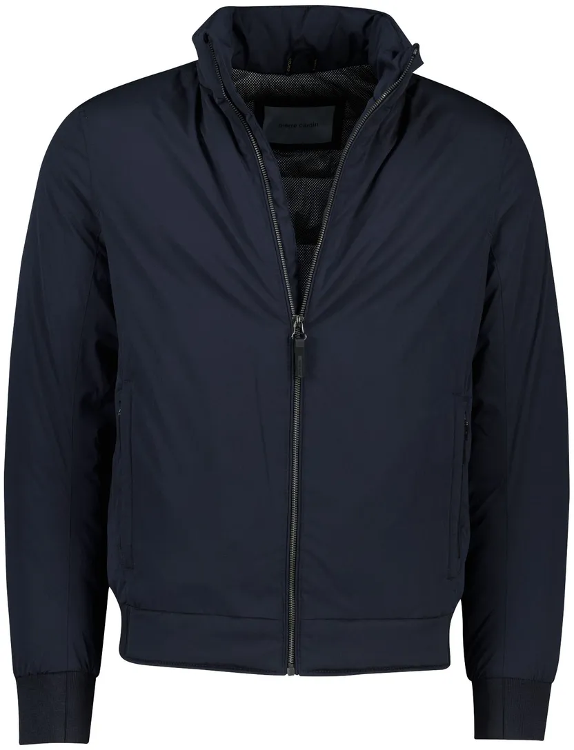 Pierre Cardin winterjas blauw waterdicht hoge hals polyester