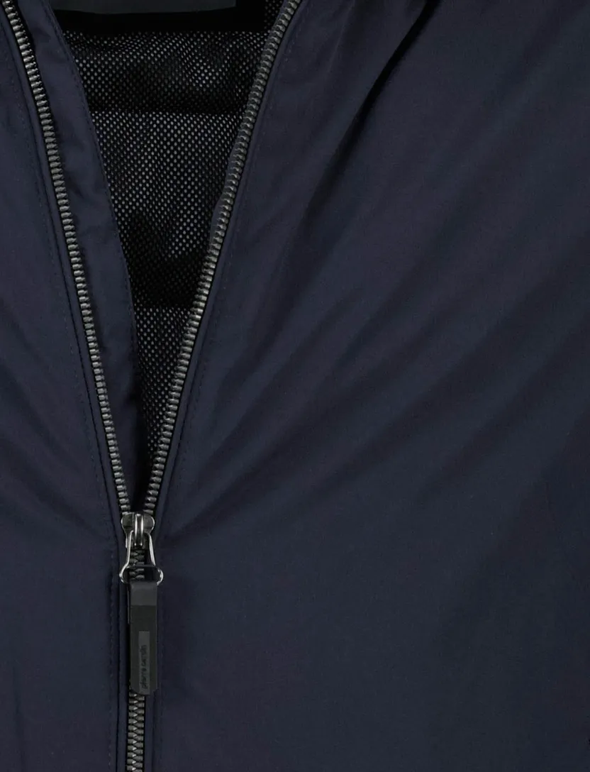 Pierre Cardin winterjas blauw waterdicht hoge hals polyester