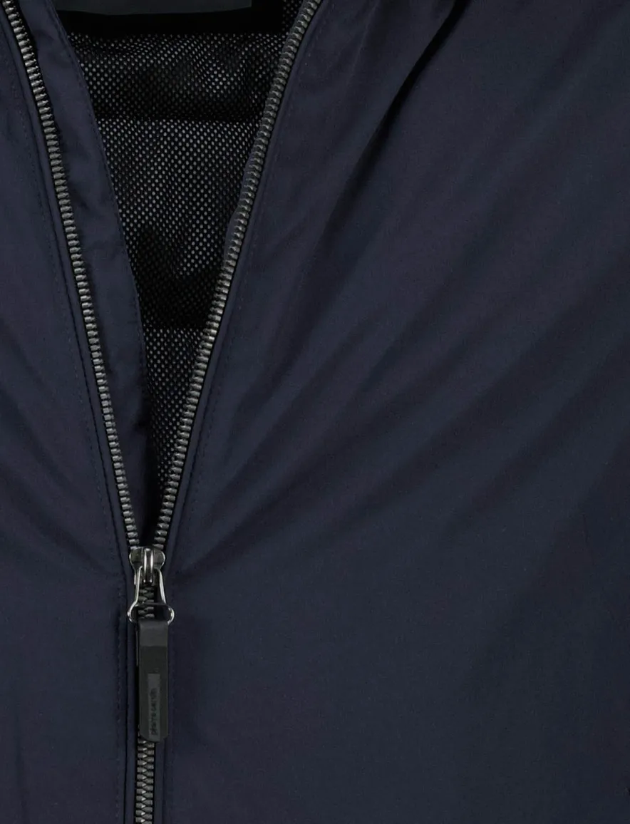 Pierre Cardin winterjas blauw waterdicht hoge hals