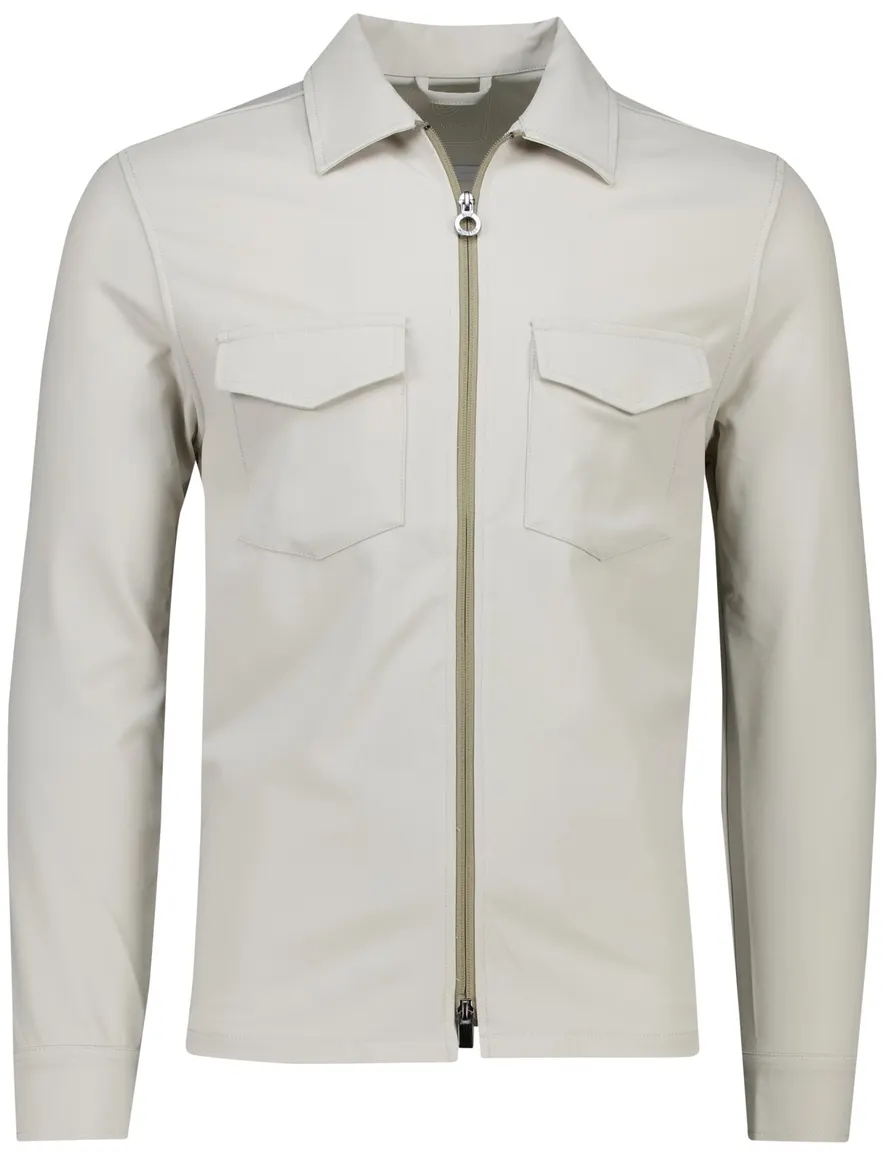 Blue Industry overshirt beige