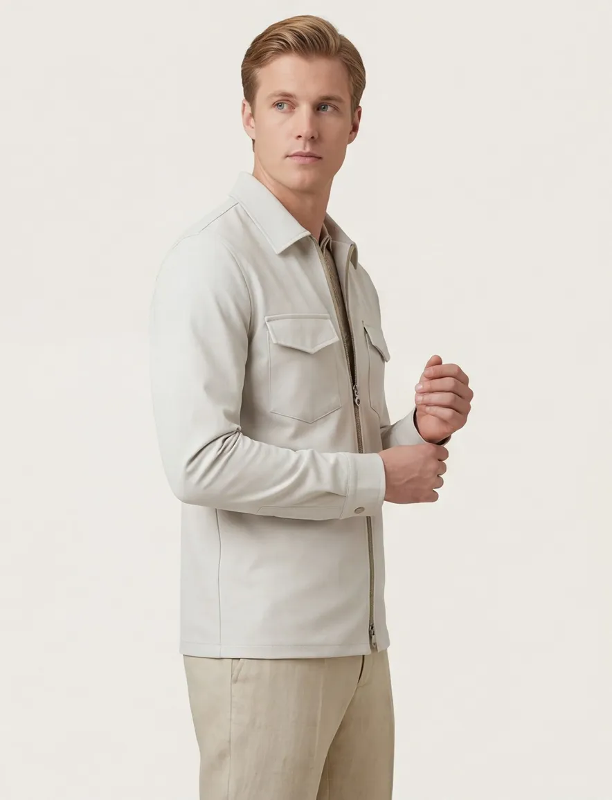Blue Industry overshirt grijs