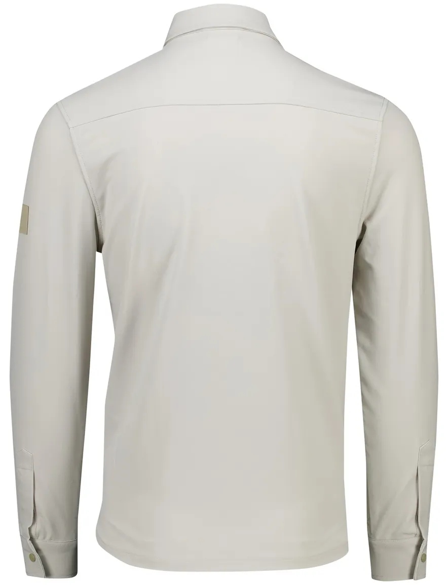 Blue Industry overshirt beige