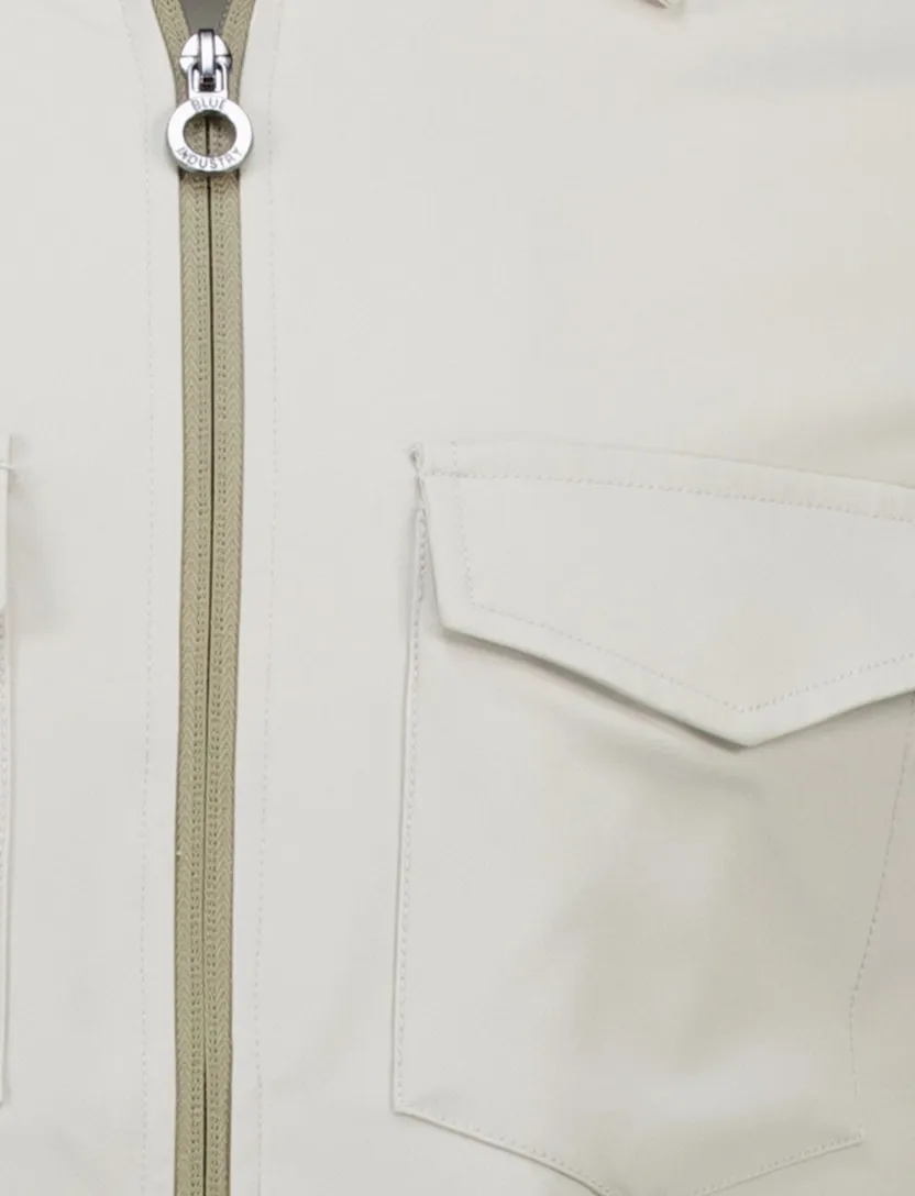Blue Industry overshirt grijs