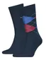 Tommy Hilfiger geruite sokken 2-pack original