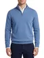 Fynch Hatton Troyer-zip blauw katoen