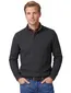 Fynch Hatton melange half zip trui donkergroen