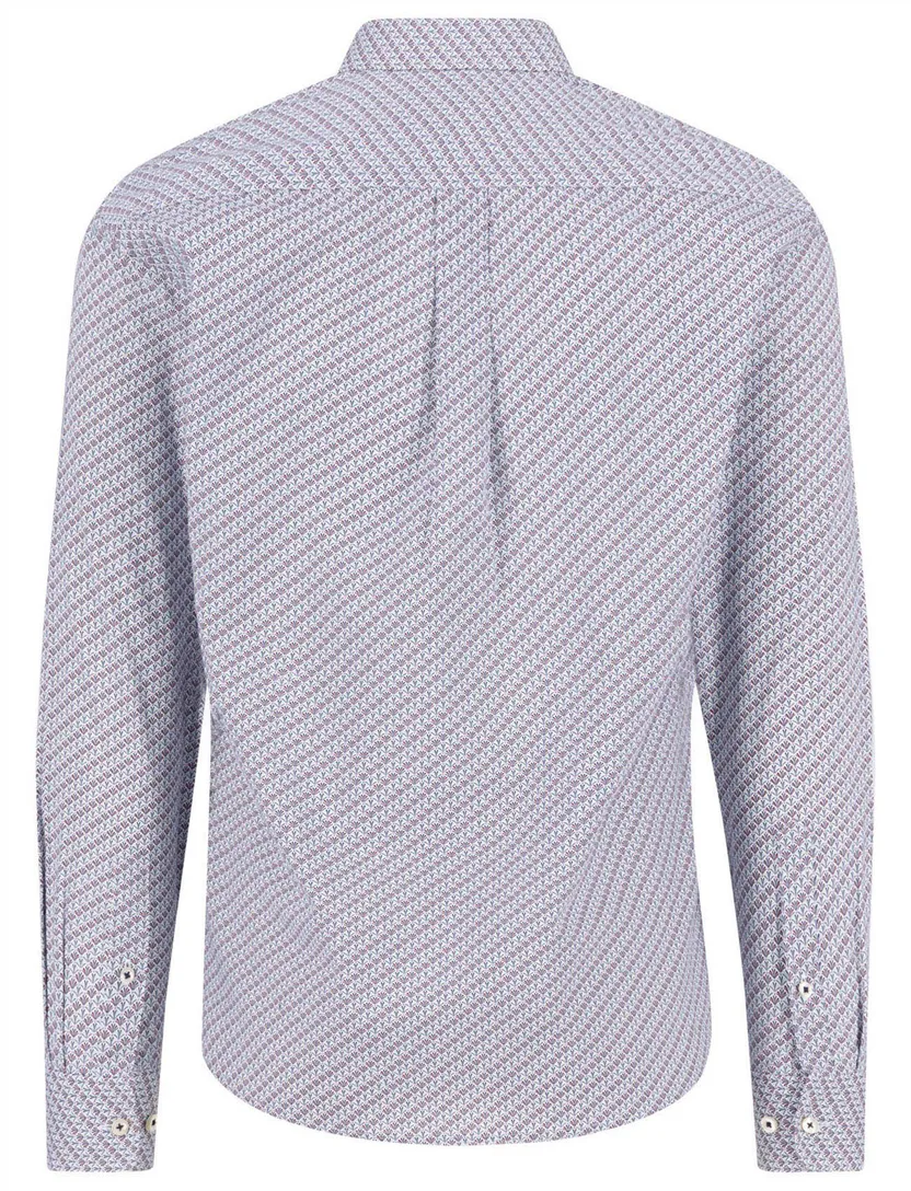 casual overhemd Fynch Hatton blauw