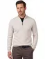 Fynch-Hatton trui halfzip creme Troyer Zip