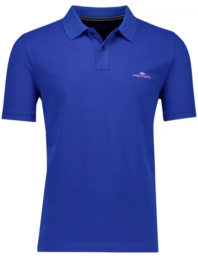 Fynch Hatton Fynch-Hatton polo-shirt blauw korte mouw