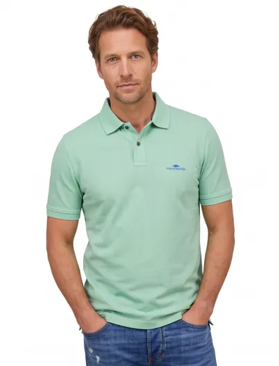 Fynch Hatton Fynch-Hatton polo-shirt groen pique