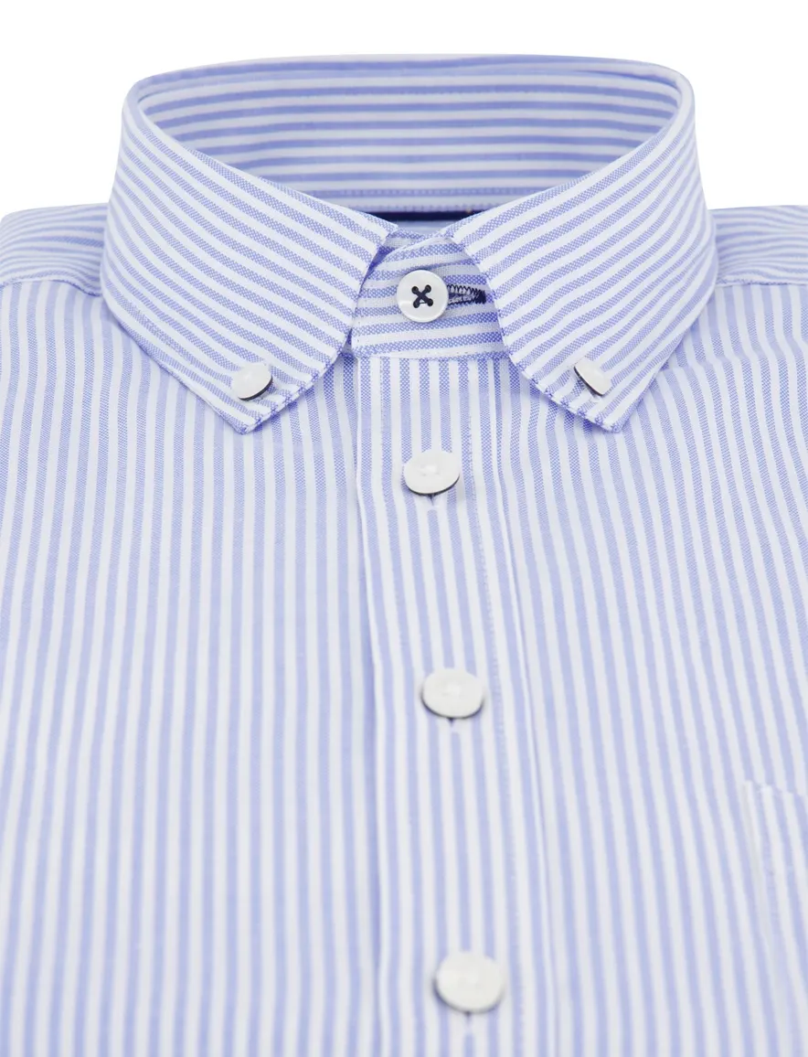 Fynch Hatton Supersoft Oxford overhemd gestreept
