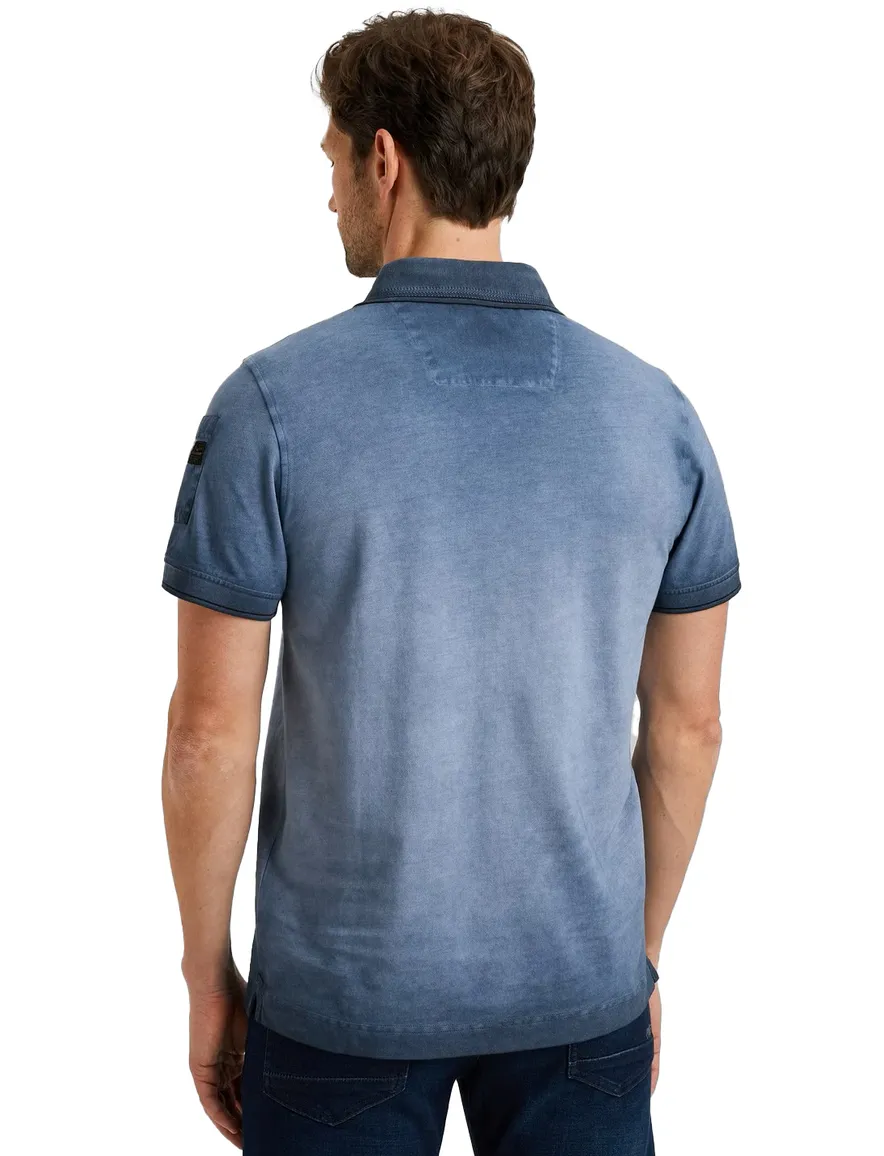 PME Legend polo blauw washed