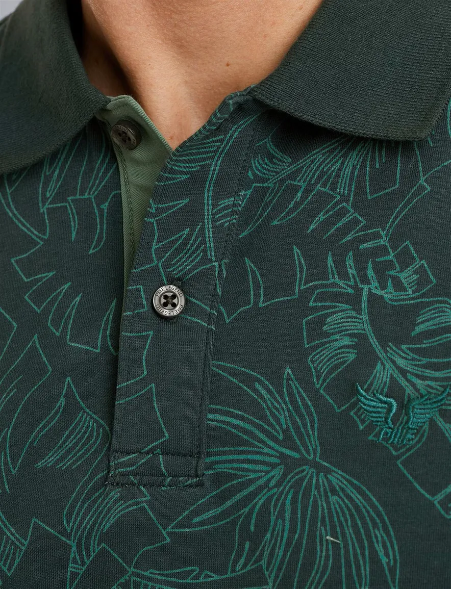 PME Legend polo groen print
