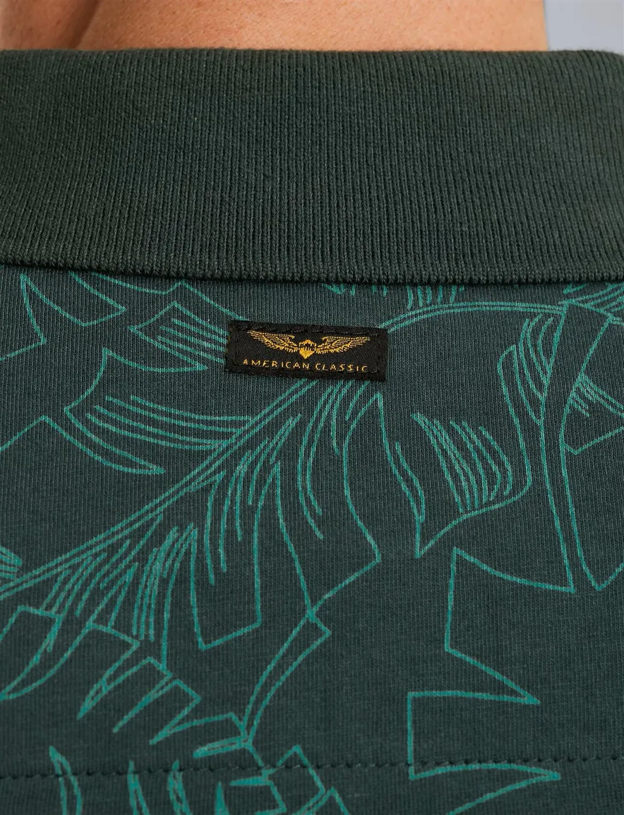 PME Legend polo groen print