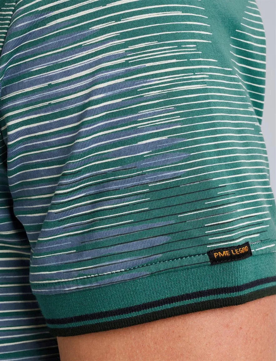 PME Legend polo groen print