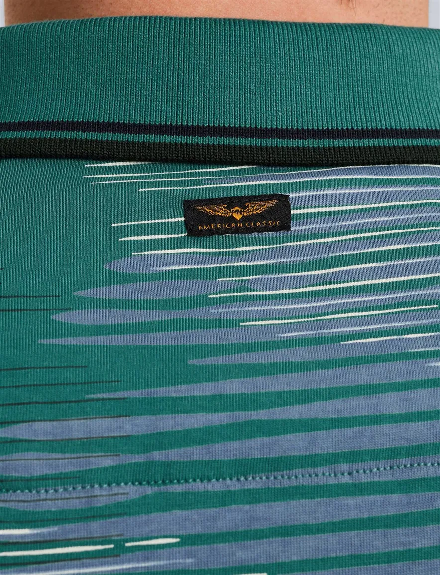 PME Legend polo groen print
