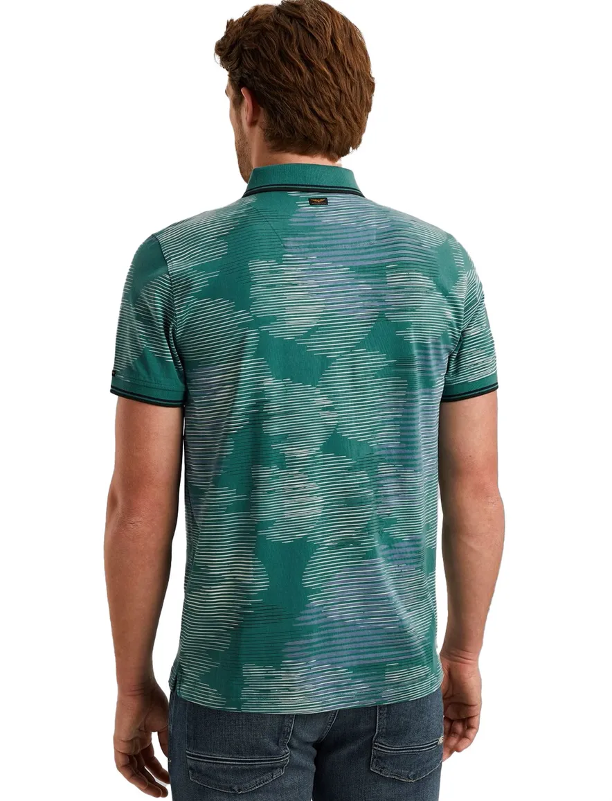 PME Legend polo groen print