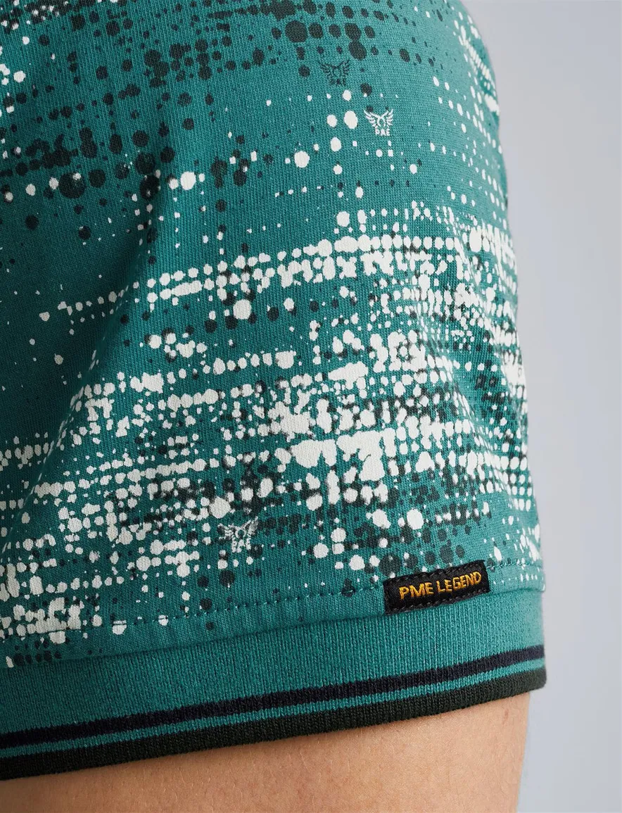 PME Legend polo groen print