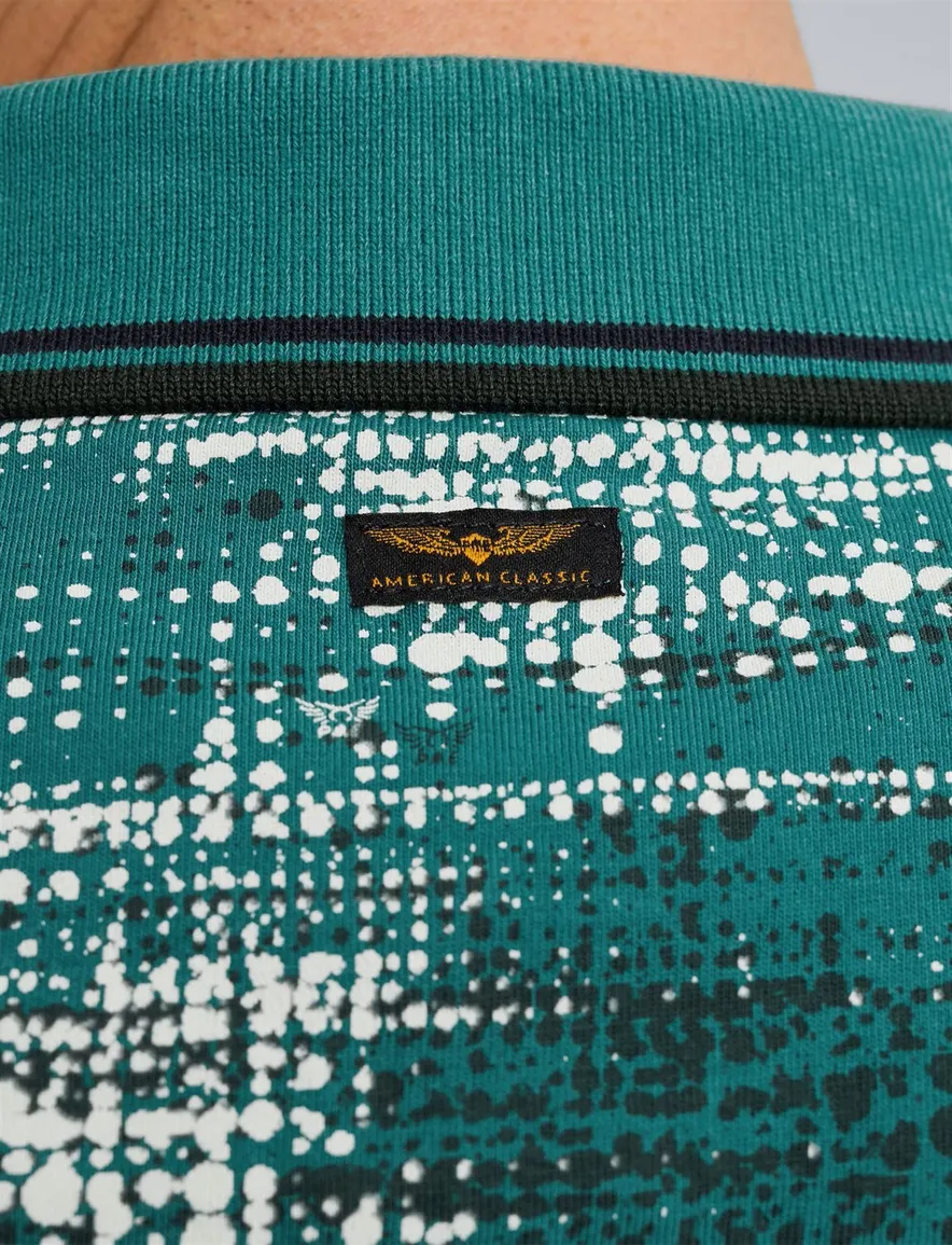 PME Legend polo groen print