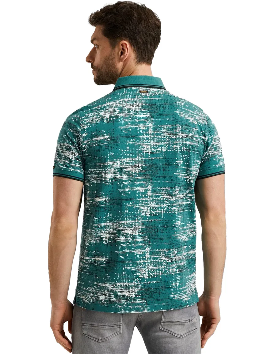 PME Legend polo groen print
