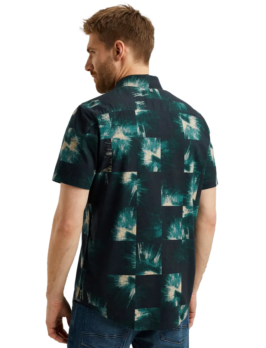 PME Legend korte mouw blauw print