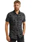 PME Legend overhemd korte mouw blauw geprint