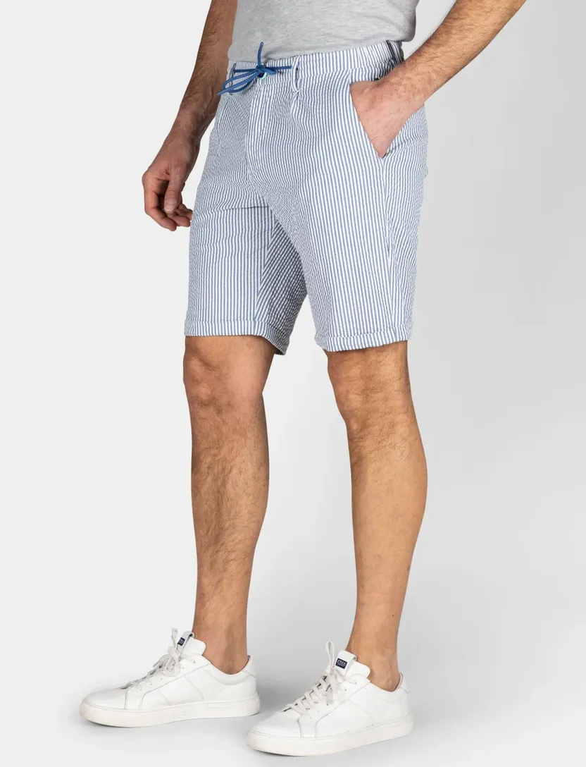 korte broek New Zealand blauw katoen