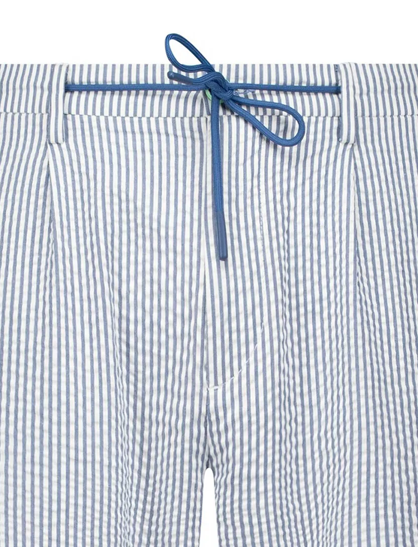 korte broek New Zealand blauw katoen